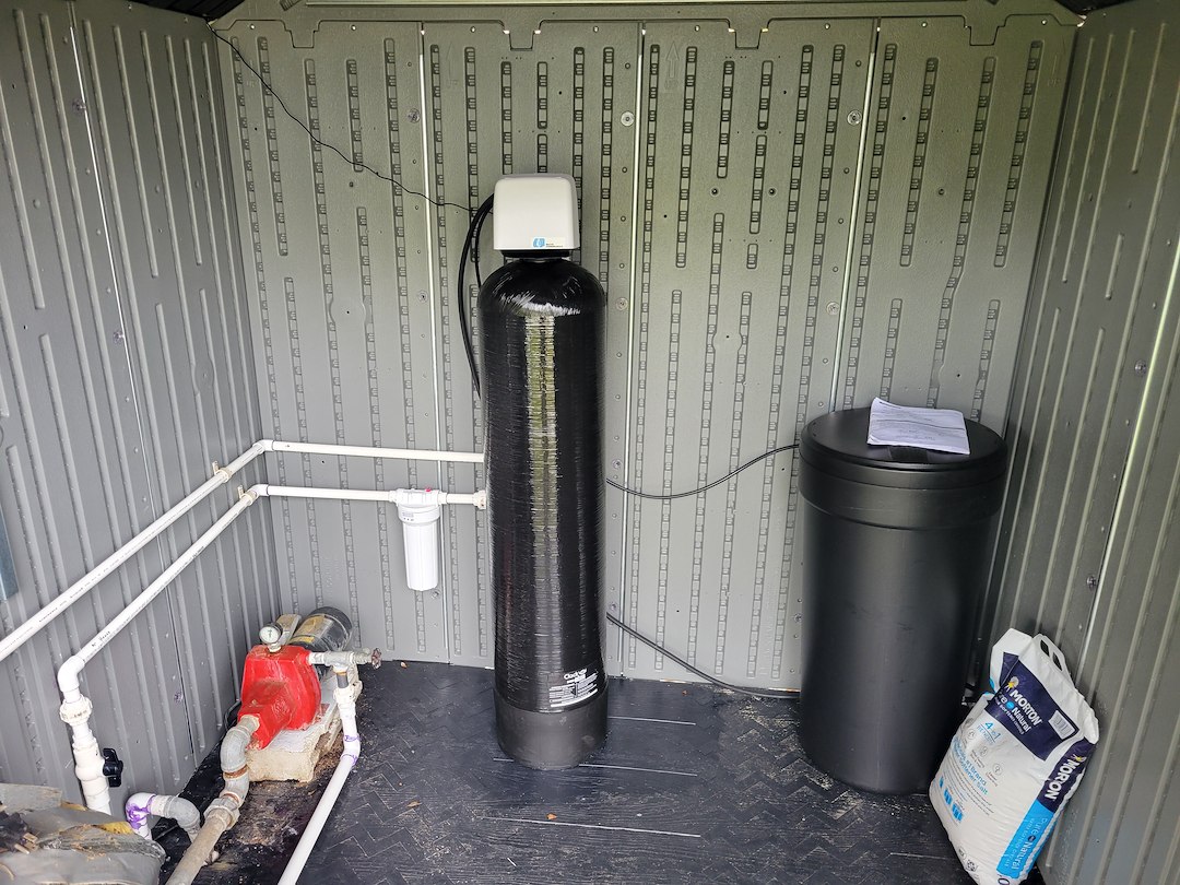 Top quality water softener system installed for a customer in MtDora 